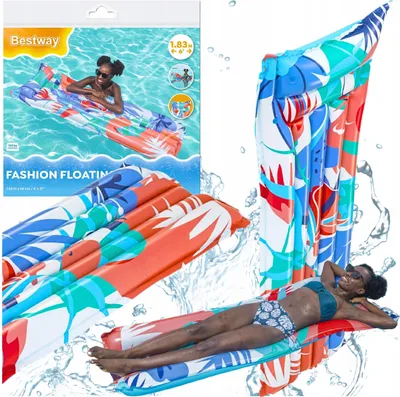Immagine prodotto di Materasso gonfiabile sull'acqua per il nuoto, lettino 183x69 cm per la spiaggia, estate, BESTWAY