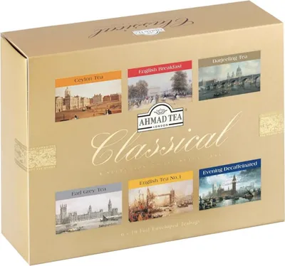 Obrázek produktu pro Ahmad Tea- Klasický 6 různých černých čajů 120g 60 sáčků