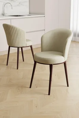 Produktbild von Skye Decor, Hochwertiges Stuhlset (2 Stück) - Metallrahmen, Creme & Braun, 49 cm Sitzhöhe