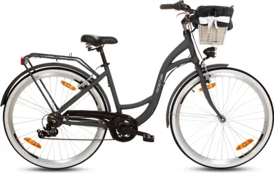 Obrázok produktu pre Mestský bicykel Goetze Mood Alu 28" – 7 rýchlostí, hliníkový rám 18", LED osvetlenie, košík