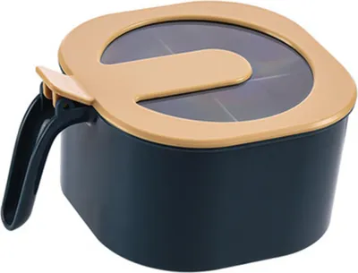 Produktbild von 4-Fach Gewürzbox Mehrzweck tragbare staubdichte Abdichtung Gewürz Aufbewahrungsbehälter mit Deckel und Löffel für Küchenutensilien