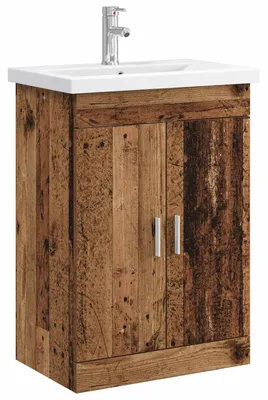 Immagine prodotto di Set di mobili da bagno vidaXL in legno invecchiato 61 x 40 x 84,5 cm in materiale composito