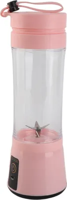 Zdjęcie produktu dla Przenośny blender 380 ml ładowany przez USB z 6 ostrzami Blender owocowy Electrel do koktajli dla niemowląt różowy