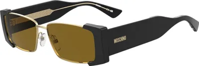 Produktbild von Moschino MOS206/S Black gold 57/14/145 Damen Sonnenbrillen
