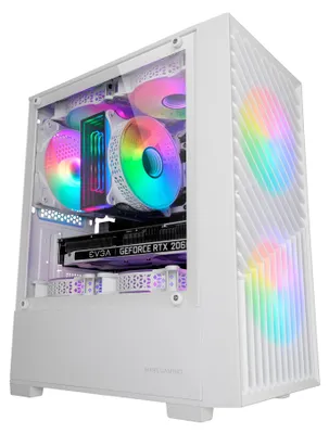 Zdjęcie produktu dla Mars Gaming MC-VORTEXW, Mini Tower, PC, Biały, micro ATX, Mini-ITX, Siatka, SGCC (stal ocynkowana ogniowo), Szkło hartowane, Gaming