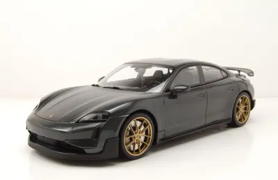 Produktbild von Minichamps 117069401 Porsche Taycan Turbo GT 2024 grau 1:18