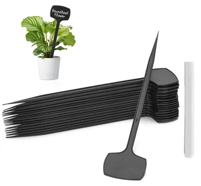 Productafbeelding van Solidchoice - Set van 50 Grote Plastic Plantenlabels voor de Tuin