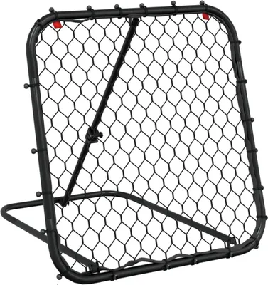 Image de vidaXL Football Rebounder Réglable Noir 84x73x60-80 cm Acier