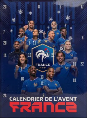 Produktbild von Cinereplicas Fußballverband 2024 Adventskalender Französisch Blau Blau One Size