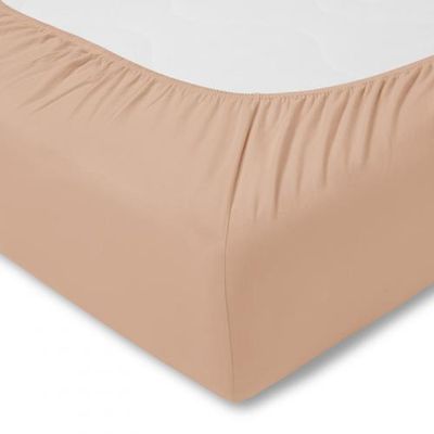 Estella Jersey-Spannlaken   100x200cm Farbe sahara