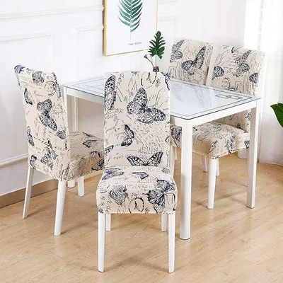 Productafbeelding van Famanu stoelhoesjes voor eetkamerstoelen - 38 x 38 x 45 cm