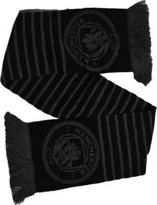 Produktbild von Manchester City FC - Strickschal BS6181 (Einheitsgröße) (Schwarz)
