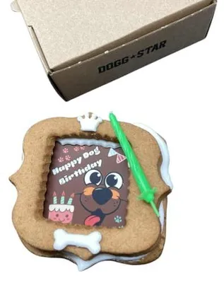 Productafbeelding van Dogg Star Hondenkoekjes - Verjaardagskoekjes voor lekkere honden (geschikt voor alle honden, met rundvlees)