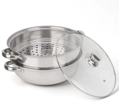 Productafbeelding van Stoompan met 2 lagen - 29 cm voor koken