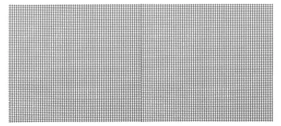 Drahtgeflecht 4x8 Zoll, 1 mm Masche, 0,3 mm Draht, schwarz, 1 St.