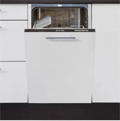 Image de Lave vaisselle 45cm 10 couverts 47db tout intégrable - Brandt - VS1010J -