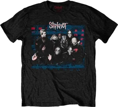Zdjęcie produktu dla Slipknot WANYK Glitch Group Black M Koszulka