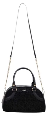 Produktbild von Biba - Bowlingtasche, Logo, Leder GT26775 (Einheitsgröße) (Schwarz)