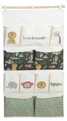 Obrázek produktu pro Závěsný organizér na hračky THE KING OF THE JUNGLE, 110 x 60 cm