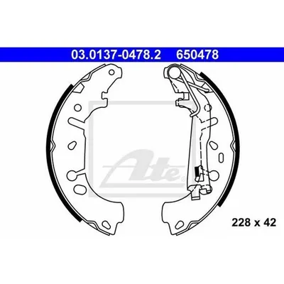 Produktbild von Ate Bremsbackensatz 03.0137-0478.2