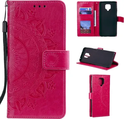 Produktbild von Xiaomi Redmi Note 9 Pro Handy Hülle Flip Case Cover Tasche Mandala