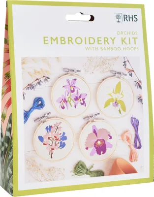 Produktbild von RHS Embroidery Kit Orchids