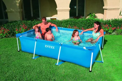 Produktbild von Intex Frame Pool Family I 260 x 160 x 65 cm (L x B x H) ohne Filterpumpe