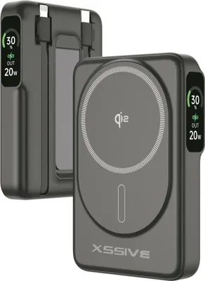 Productafbeelding van Xssive Qi2 Magnetic Wireless Powerbank 10.000mAh - zwart
