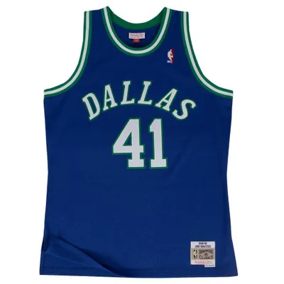 Image de Maillot NBA Dirk Nowitzki Dallas Mavericks 1998-99 Mitchell & ness Hardwood Clas
