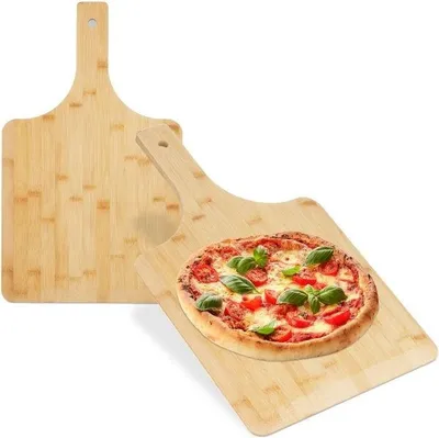 Produktbild von Pizzaschieber aus Bambus - 2er-Set