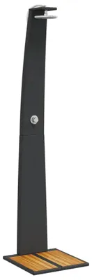 Productafbeelding van Buitendouche - Tuindouche - Campingdouche - Zonnedouche - Solar Douche - PE-Rattan Materiaal