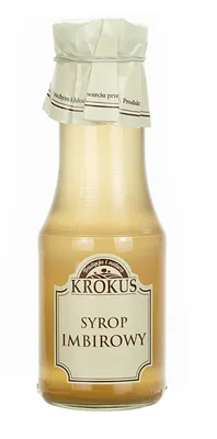Zdjęcie produktu dla SYROP IMBIROWY BEZGLUTENOWY 355 g (280 ml) - KROKUS