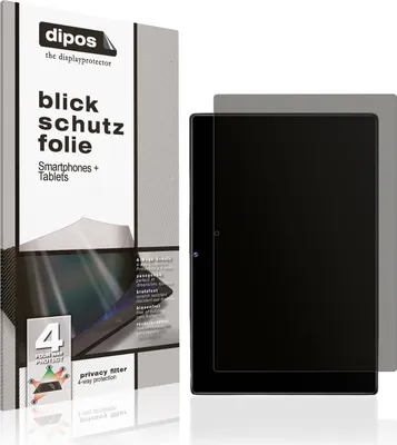 Produktbild von Blickschutzfolie für SUAAT S10 Tablet matt Schutzfolie Folie Display Schutz dipos