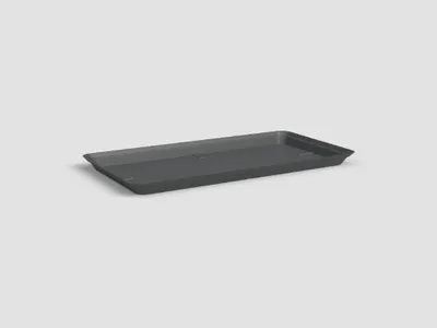 Obrázek produktu pro Artevasi Capri Rectangular Saucer Xl, Podšálek, Antracit, 340 mm, 710 mm, 45 mm