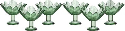 Produktbild von Eiscremeglas Seerose 6er-Set "Colori Vero" (11cm) grün