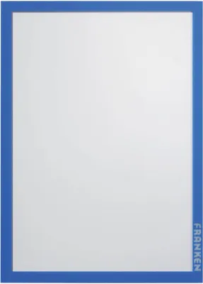 Produktbild von Franken Aushangrahmen Frame It PRO, DIN A4, Hartfolie, matt, blau, 1,82 mm