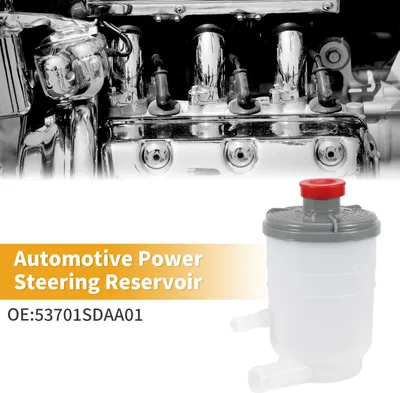 Image de Réservoir De Direction Assistée - No.53701Sdaa01 Réservoir De Direction Assistée Automobile - Pour Honda Accord 2003-2007 Plastique Blanc - 1 Pc