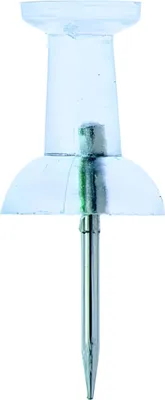 Produktbild von Pinnwandnadel 7,5mm glasklar VE=40 Stück