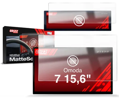 Produktbild von Matte Autodisplayfolie 2in1 für OMODA 7 15,6" (2025-2026), Grizz Protector