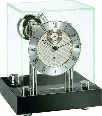 Produktbild von Tischuhr Schwarz 4/4 Westminster - Hermle Modell: 22801-740352