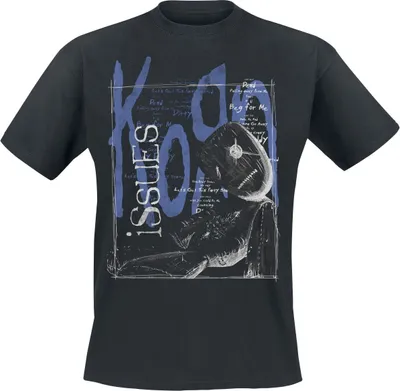 Produktbild von Korn T-Shirt Uni Issues Tracklist in a Box schwarz XXL