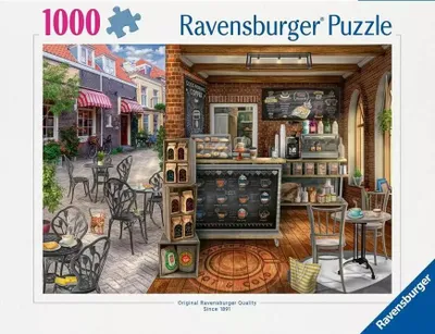 Produktbild von RAVENSBURGER Puzzle Kuriózní kavárna 1000 dílků