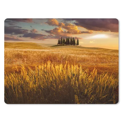 Produktbild von MuchoWow® Mauspad Mousepad Toskana - Italien - Landschaft 23x19 cm - Mousepads - Maus Mat - Pad - Mausunterlage - Schreibtischunterlage - Mauspad