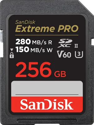 Produktbild von SanDisk Extreme Pro SDXC   256GB UHS-II C10 U3 V60
