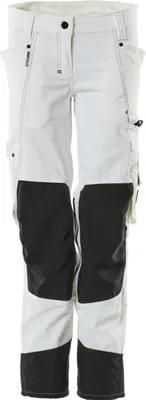 Produktbild von Mascot Hose ADVANCED mit Knietaschen Damen PEARL CORDURA 18388 Gr. 82C44 weiß