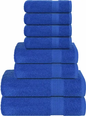 Obrázok produktu pre 8-dielna sada uterákov FROGN modrá 360 g/m²