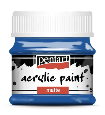 Produktbild von PENTART Acrylfarbe, matt, 50 ml, BLAU