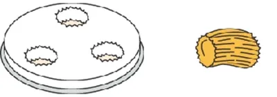 Immagine prodotto di Fetta di pasta Ø 50 mm per gnocchi per MPF 1,5