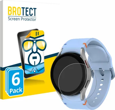 Produktbild von 6x Für Samsung Galaxy Watch FE Schutzfolie BROTECT Displayschutz Display Schutz Folie Klar Transparent