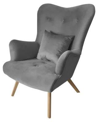 Produktbild von MIRJAN24 Sessel Zawil, Vintage Relaxsessel, Polstersessel, Wohnzimmersessel vom Hersteller (Farbe: Magic Velvet 2217)